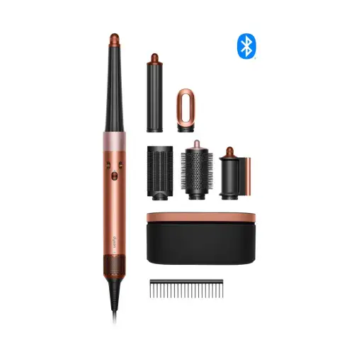 Dyson Hs08 Airwrap I D Straight+Wavy Amber Silk Gift Pack Multi-Styler Και Σεσουαρ Μαλλιων