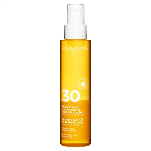 High Protection Beautifying Sun Care Oil Spf30 150Ml Clarins ανδρικά Αντιηλιακη Προστασια Ενισχυτικό Μαυρίσματος