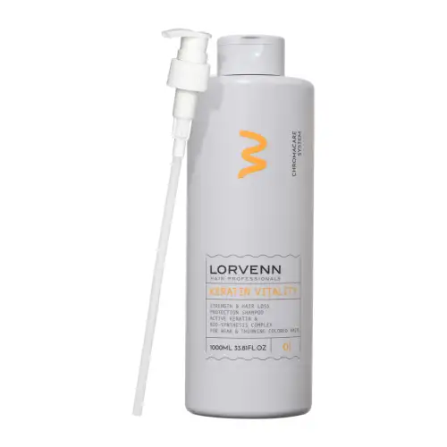 Keratin Vitality Shampoo 1000Ml Lorvenn Hair Professionals μαλλιά Ενυδατωση - Θρεψη Σαμπουάν