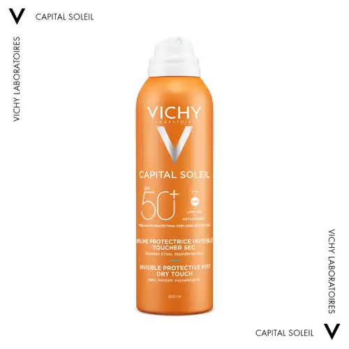 Vichy Capital Soleil Invisible Protective Mist Αντηλιακο Σωματος Spf50+ 200Ml
