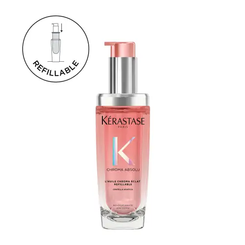 Chroma Absolu L&Apos Ηuile Eclat Refillable Έλαιο για Βαμμένα Μαλλιά 75Ml Kerastase μαλλιά Ενυδατωση - Θρεψη Λάδι Περιποίησης Μαλλιών