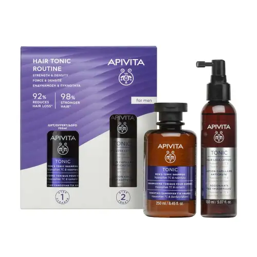 Apivita Men&Apos S Hair Tonic Routine Gift Set
