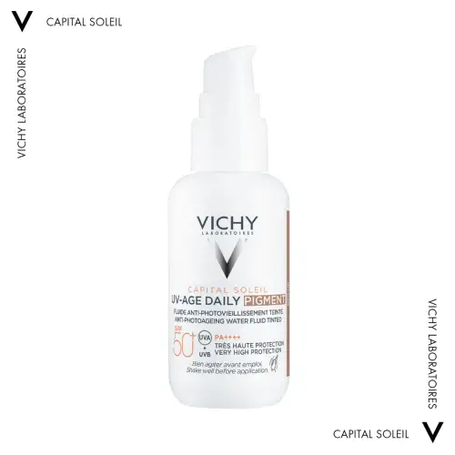 Vichy Capital Soleil Uv-Age Αντηλιακο Προσώπου Κατα Της Φωτογηρανσης με Medium Χρωμα Spf50+ 40Ml