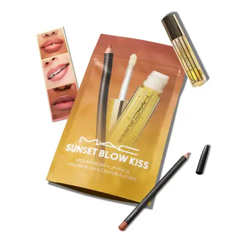 Mac Sunsetblow Kiss Lip Combo