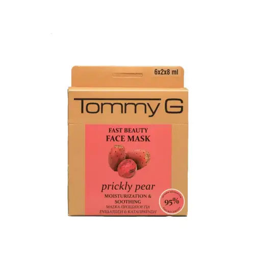 Fast Beauty Face Mask Prickly Pear Box Tommy G Πρόσωπο Καθαρισμος - Τονωση Μάσκα Προσώπου