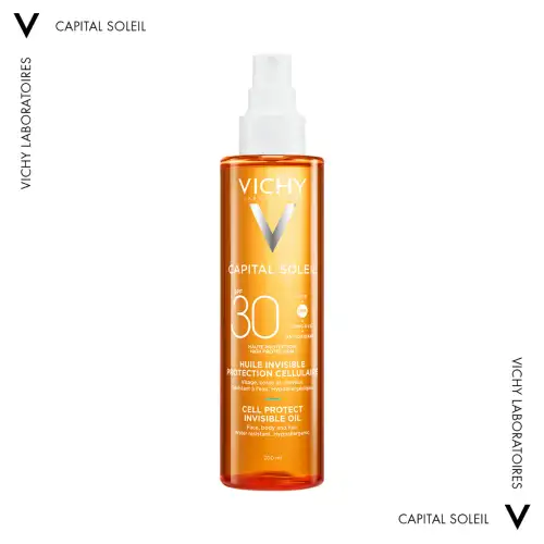 Vichy Capital Soleil Cell Protect Αορατο Λαδι Spf30 200Ml