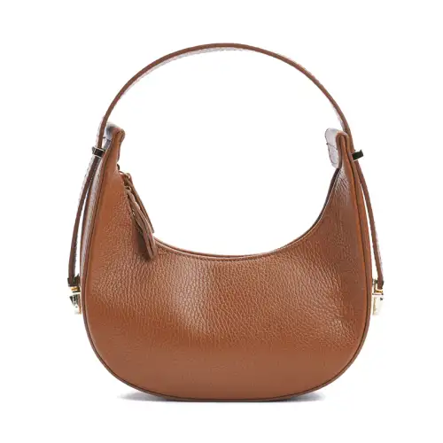 Δερμάτινο Τσαντάκι Χειρός Ώμου - Camel My Own αξεσουάρ Τσάντες-Πορτοφόλια