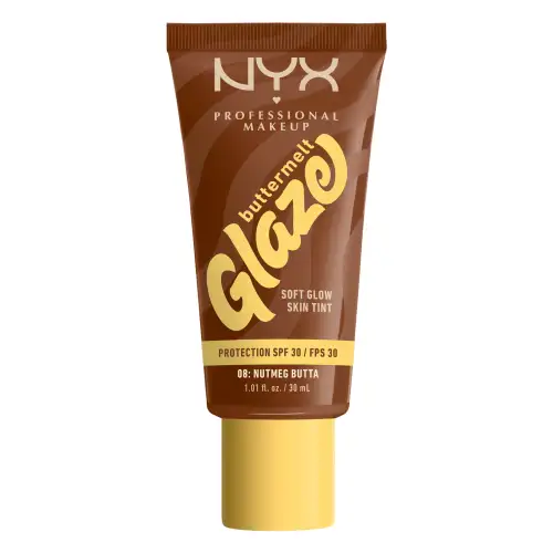 Nyx Professional Makeup Buttermelt Glaze Soft Glow Skin Tint + Spf 30 30Ml Nutmeg Butta