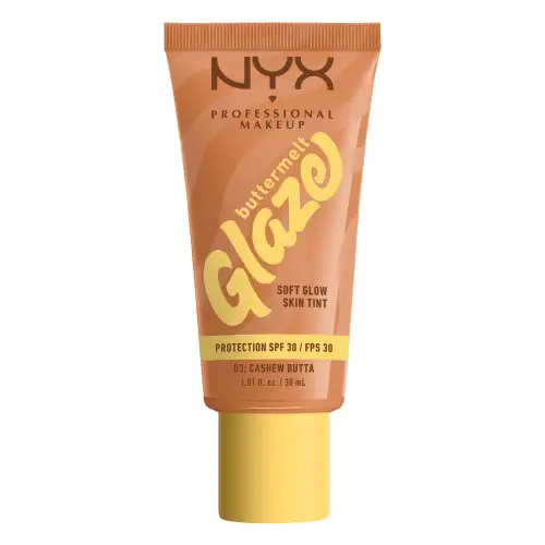 Nyx Professional Makeup Buttermelt Glaze Soft Glow Skin Tint + Spf 30 30Ml Cashew Butta