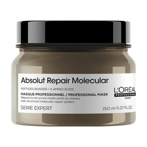 Absolut Repair Molecular Μάσκα Μοριακής Επανόρθωσης για Ταλαιπωρημένα Μαλλιά 150Ml L''oreal Professionnel μαλλιά Επαγγελματικα Προϊοντα Μάσκες Μαλλιών