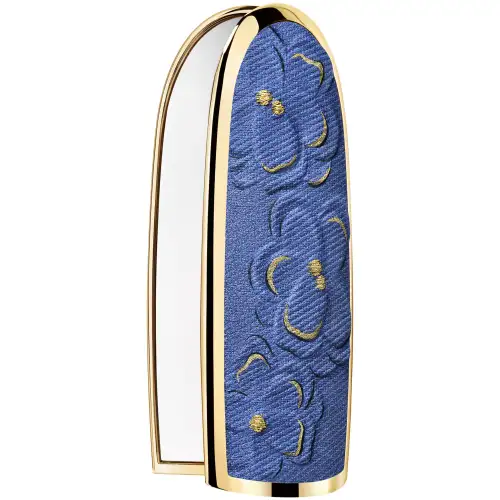 Guerlain Rouge G Blooming Denim The Double Mirror Jewel Case - Limited Edition Customisable Ultra-Care Lipstick Flora