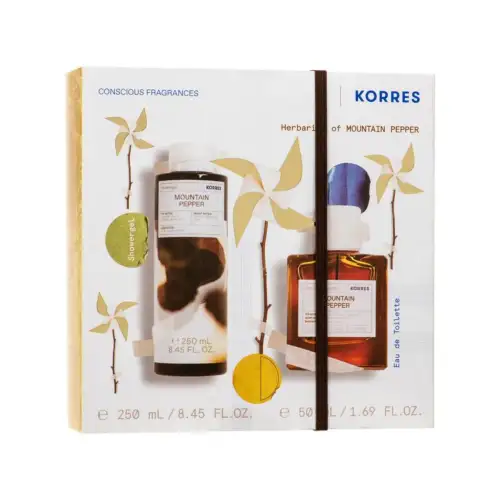 Korres Σετ Mountain Pepper Eau De Toilette + Αφρολουτρο