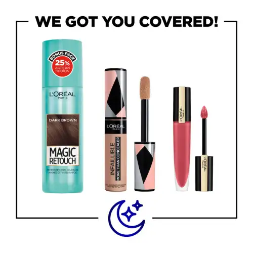 L’oréal Paris We Got You Covered Night Edition! Καλυψη Προσώπου Ριζας