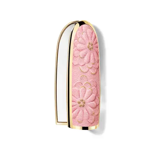 Guerlain Rouge G Blooming Denim The Double Mirror Jewel Case - Limited Edition Customisable Ultra-Care Lipstick Cherry Blossom