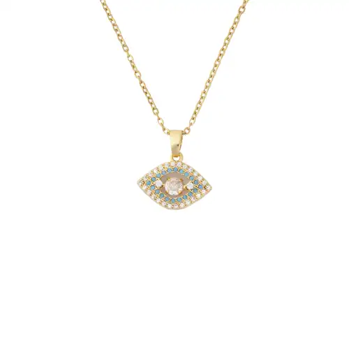 Μενταγίον Μάτι με Στράς-Επίχρυσο Power Of Symbol αξεσουάρ My Own Κολιέ