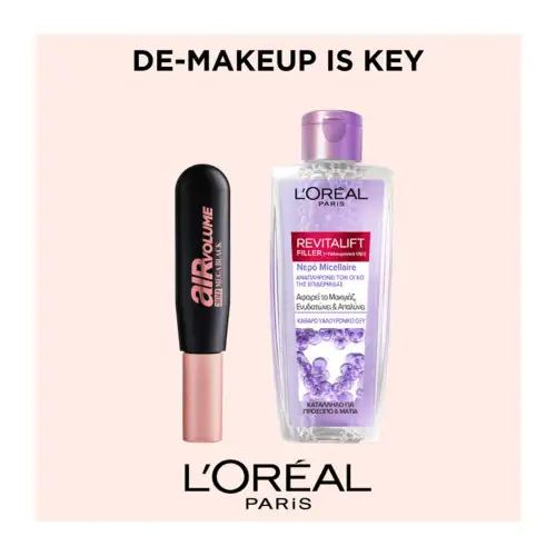 L’oréal Paris Air Volume 30H Mascara Revitalift Filler Νερο Micellaire Λευκό