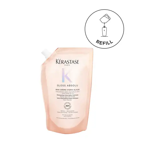 Gloss Absolu Bain Creme Ενυδατικό Σαμπουάν Λάμψης Refill 500Ml Kerastase μαλλιά Επαγγελματικα Προϊοντα