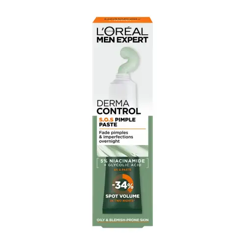 Derma Control S O Pimple Paste 45Ml L''oreal Paris Men Expert Πρόσωπο Ενυδατωση - Αντιγηρανση Θεραπείες Προσώπου
