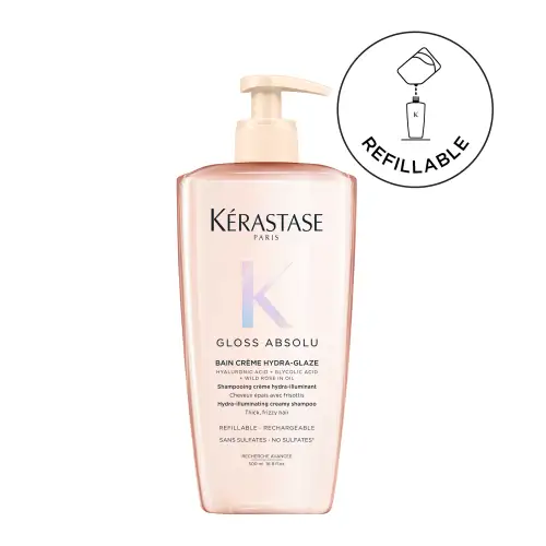 Gloss Absolu Bain Creme Ενυδατικό Σαμπουάν Λάμψης Refillable Kerastase μαλλιά Επαγγελματικα Προϊοντα