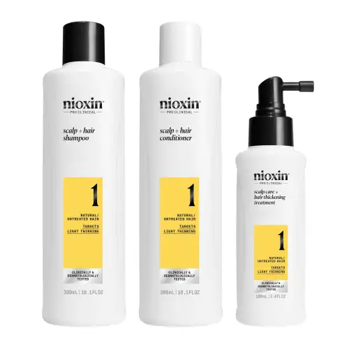 Nioxin Συστημα 1 Loyalty Kit 300Ml +300Ml + 100Ml