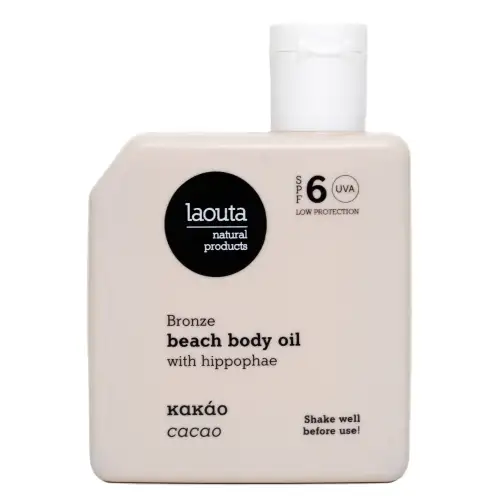 Beach Body Oil Cocoa 100Ml Laouta Σωμα Αντιηλιακη Προστασια Αντιηλιακό