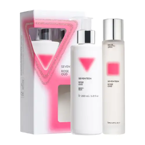 Rose Oud Set Body Silk 200Ml Eau De Toilette 50Ml Seventeen αρώματα γυναικεία Σετ Αρωμάτων