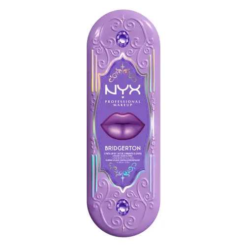 Nyx Professional Makeup Bridgerton Royal Treasures 2-Piece Lip Kit 2 Amethyst Amour Talk Of The Ton