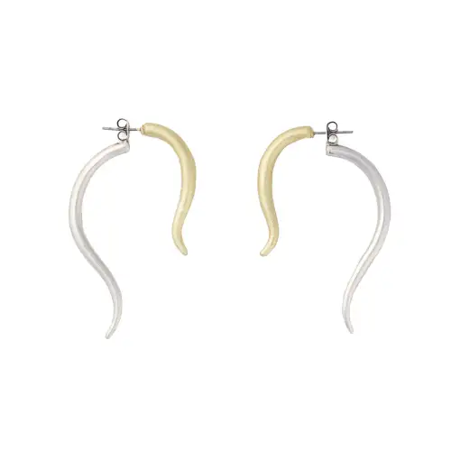 Σκουλαρίκια Φίδι- Επίχρυσα Power Of Symbol αξεσουάρ My Own