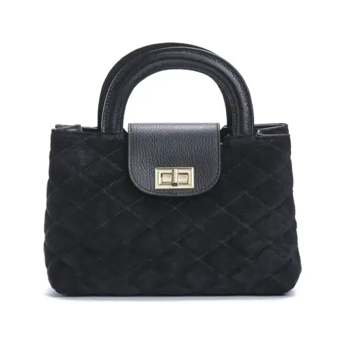 Σουέντ Τσαντάκι Χειρός - Μαύρο My Own αξεσουάρ Τσάντες-Πορτοφόλια