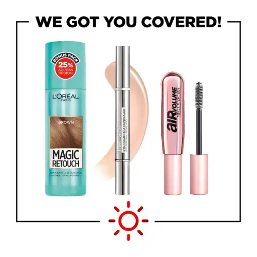 L’oréal Paris We Got You Covered Day Edition! Καλυψη Προσώπου Ριζας Black