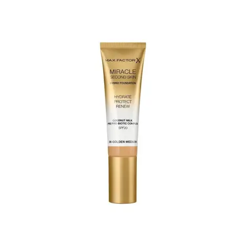 Max Factor Miracle Second Skin Hybrid Foundation 30Ml 06 Golden Medium