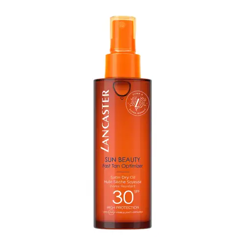 Sun Beauty Fast Tan Optimizer Satin Dry Oil Spf30 150Ml Lancaster Σωμα Αντιηλιακη Προστασια Ενισχυτικό Μαυρίσματος
