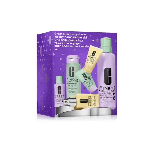 Clinique Great Skin Everywhere Set: For Dry Combination