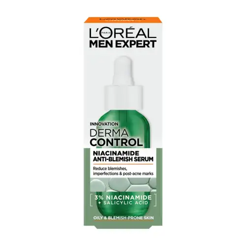 Derma Control Ορός κατά των Ατελειών με Νιασιναμίδη 30Ml L''oreal Paris Men Expert Πρόσωπο Ενυδατωση - Αντιγηρανση Serums & Booster