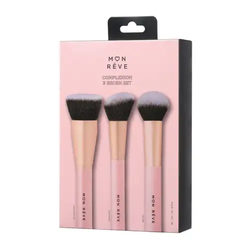 Complexion 3 Brush Σετ Mon Reve Μακιγιαζ Matia Πινέλα