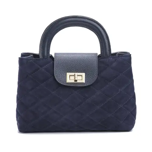 Σουέντ Τσαντάκι Χειρός - Μπλε My Own αξεσουάρ Τσάντες-Πορτοφόλια