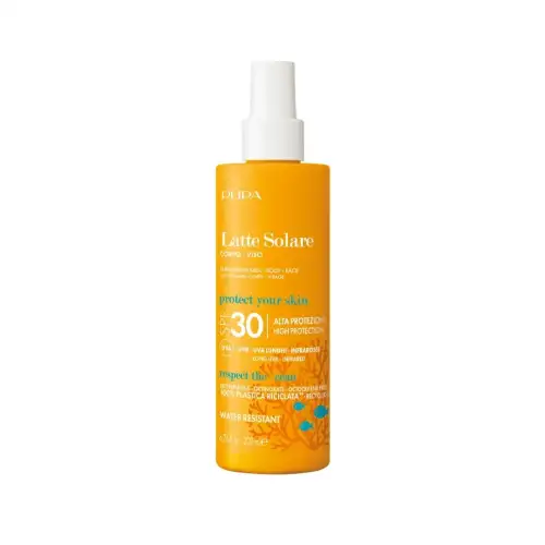 Sunscreen Milk Body-Face Spf30 200Ml Pupa Milano Πρόσωπο Αντιηλιακη Προστασια Αντιηλιακό
