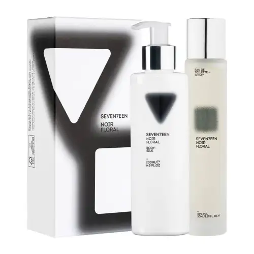 Noir Floral Set Body Silk 200Ml Eau De Toilette 50Ml Seventeen αρώματα γυναικεία