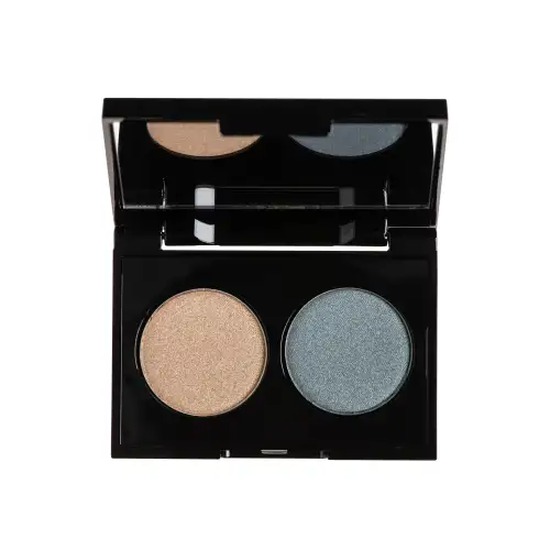 Korres Volcanic Minerals Velvet Dual Eyeshadow Blue Teal 58