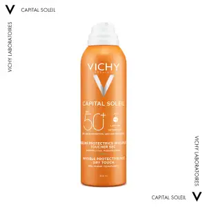 Vichy Capital Soleil Invisible Protective Mist Αντηλιακο Σωματος Spf50+ 200Ml