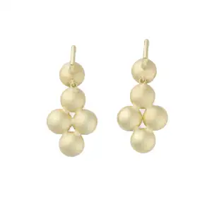 Σκουλαρίκια με Κύκλους- Επίχρυσα Power Of Symbol αξεσουάρ My Own