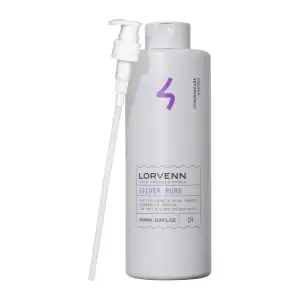 Silver Pure Shampoo 1000Ml Lorvenn Hair Professionals μαλλιά Ενυδατωση - Θρεψη Σαμπουάν