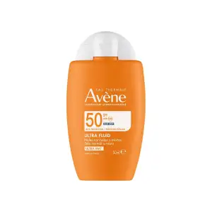 Avene Eau Thermale Ultra Fluid Spf50 Invsible 50Ml