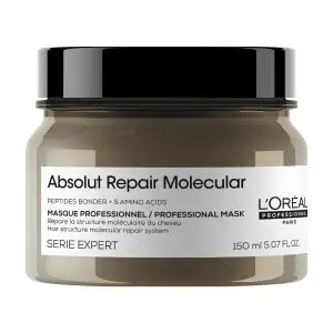 Absolut Repair Molecular Μάσκα Μοριακής Επανόρθωσης για Ταλαιπωρημένα Μαλλιά 150Ml L''oreal Professionnel μαλλιά Επαγγελματικα Προϊοντα Μάσκες Μαλλιών