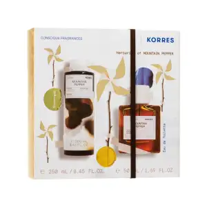 Korres Σετ Mountain Pepper Eau De Toilette + Αφρολουτρο