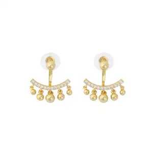 Σκουλαρίκια Επίχρυσα με Στράς Power Of Symbol αξεσουάρ My Own