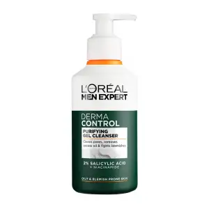 Derma Control Gel Καθαρισμού Προσώπου 260Ml L''oreal Paris Men Expert Πρόσωπο Καθαρισμος - Τονωση Καθαριστικά