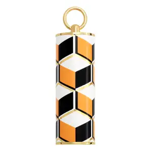 Carolina Herrera The Lipstick Cap Orange Squares