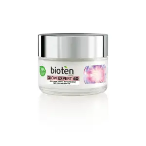 Bioten Glow Expert 4D Δραση Κατα των Παναδων Ρυτιδων Κρεμα Ημερας Spf15 50Ml
