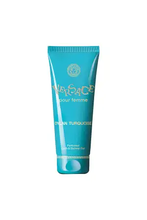 Dylan Turquoise Perfumed Bath Shower Gel Tube 200Ml Versace αρώματα γυναικεία & Soap